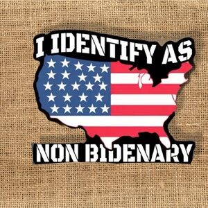 Large 4.9” x 5.9” Premium Vinyl Waterproof Sticker Decal Political Election